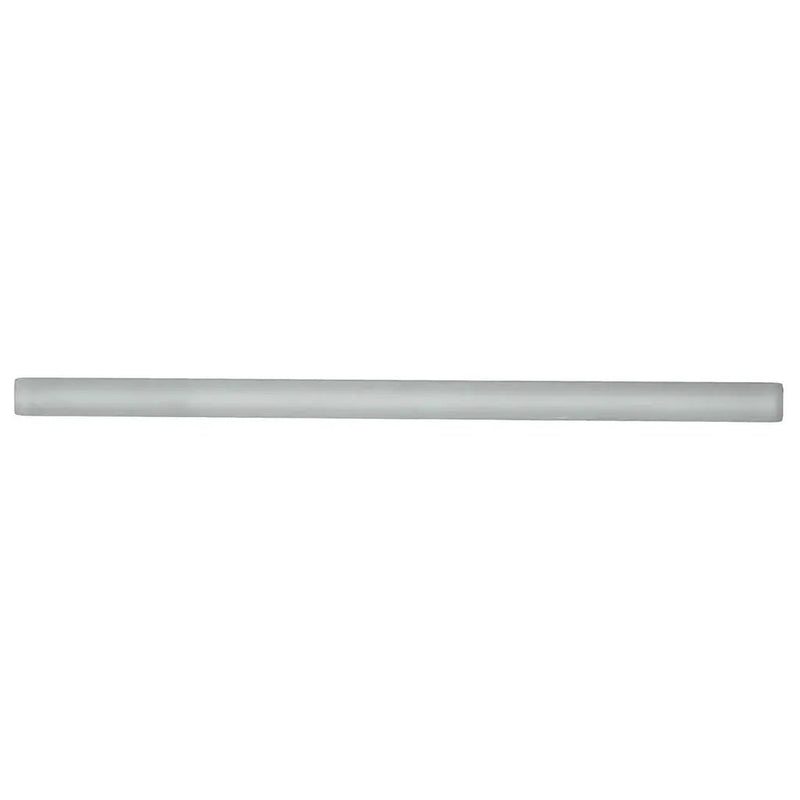 Fossil Gray 0.5x12 Matte Glass Pencil Tile Trim (10 pack, 0.5 sq ft/case) by Apollo Tile