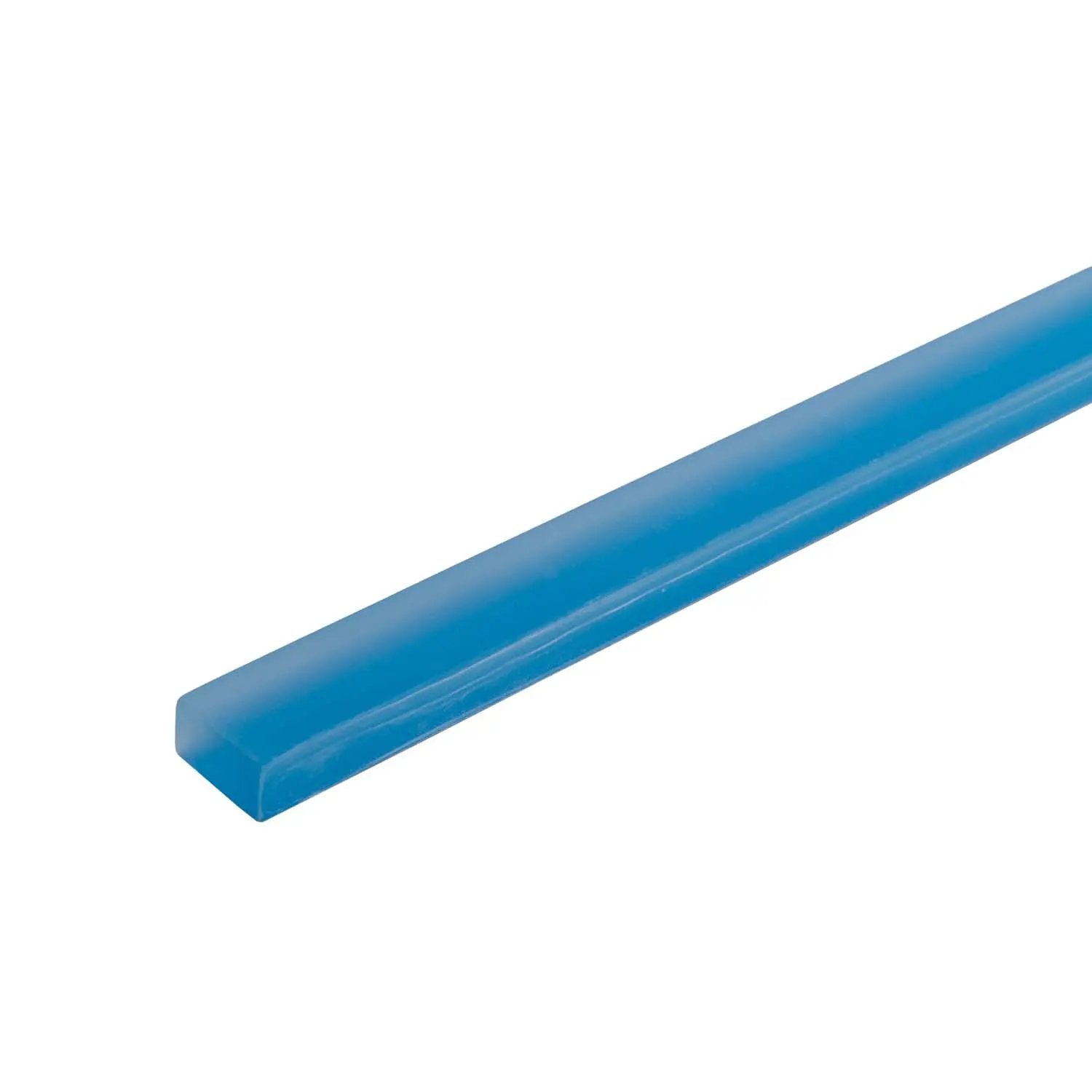 Cerulean Blue 0.5x12 Matte Glass Pencil Tile Trim (10 pack, 0.5 sq ft/case) by Apollo Tile