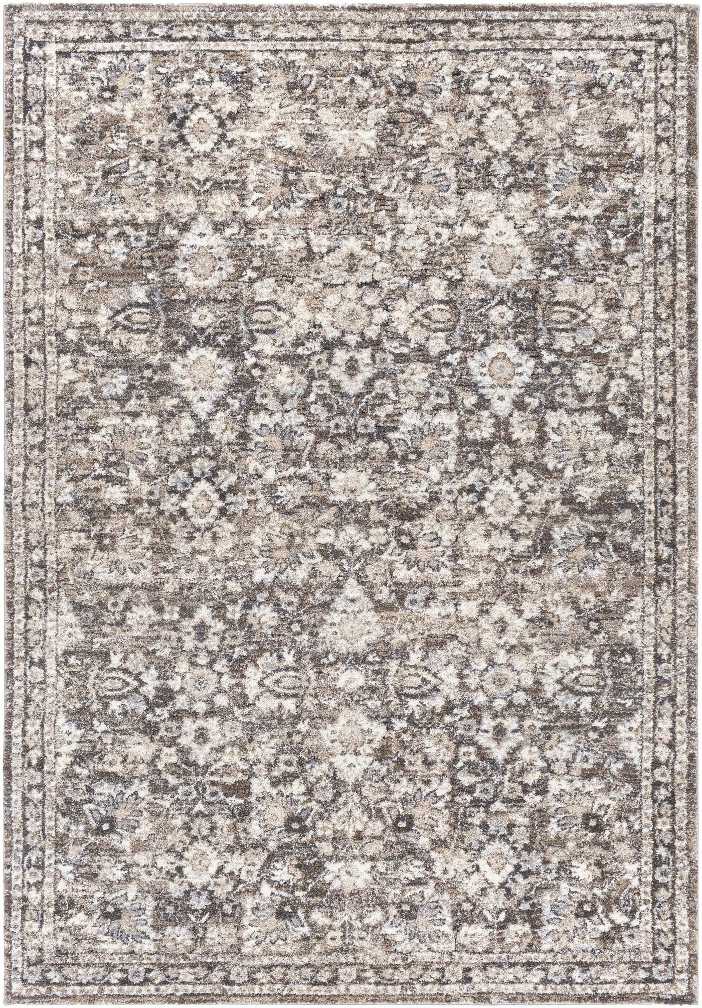 Talihina Brown Luxe Damask Rug by Boutique Rugs