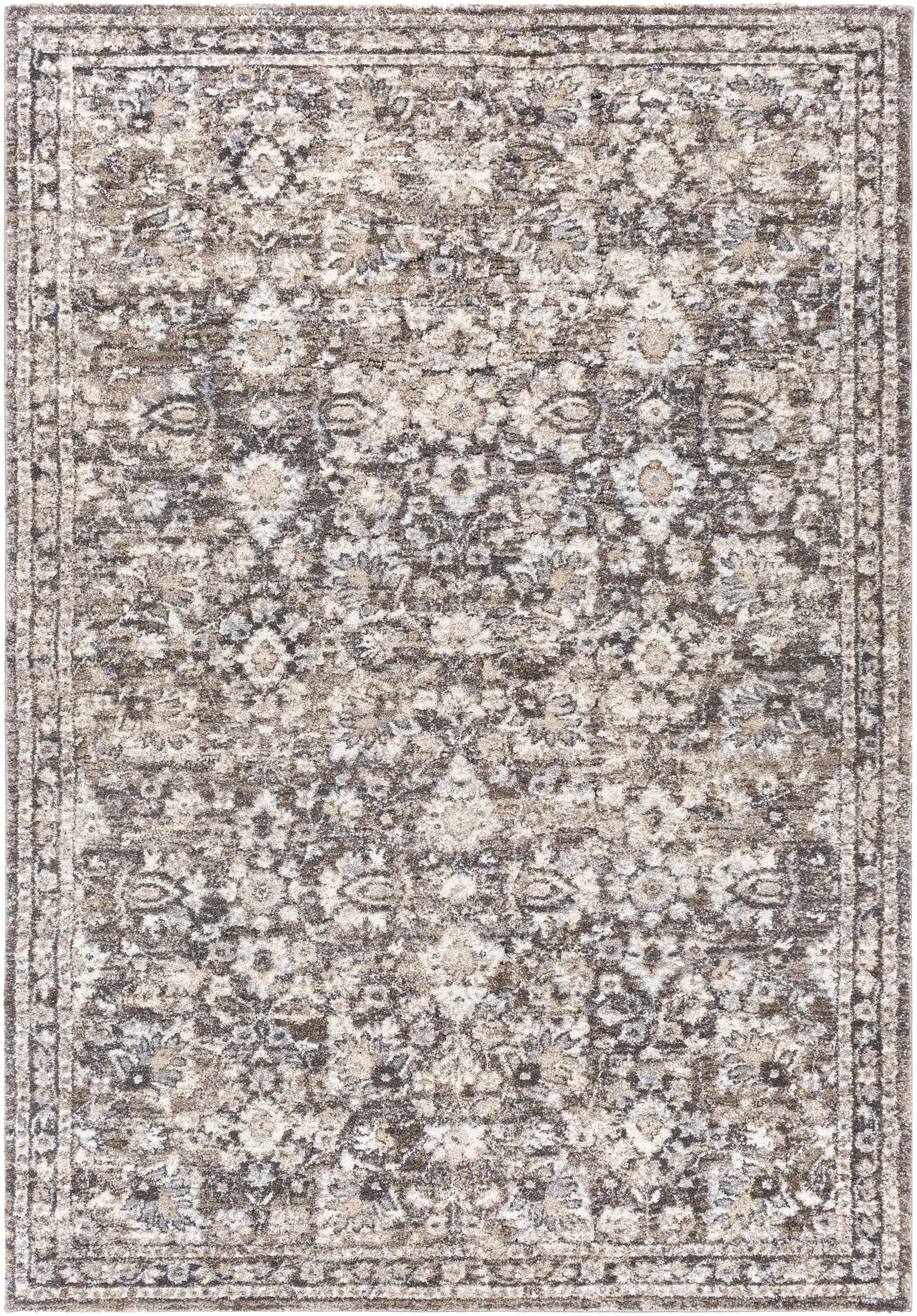 Talihina Brown Luxe Damask Rug by Boutique Rugs