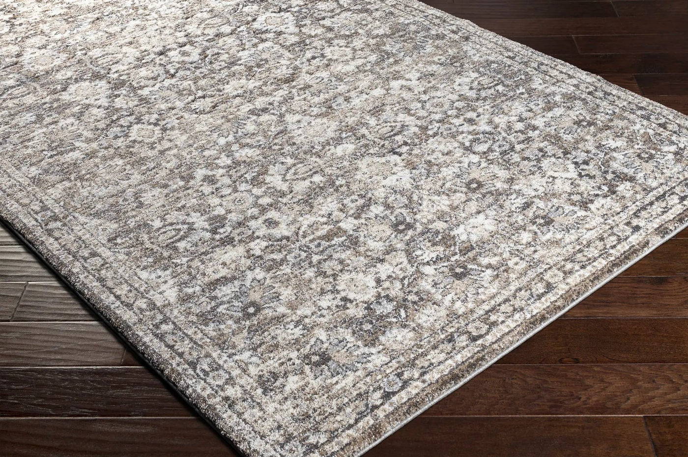 Talihina Brown Luxe Damask Rug by Boutique Rugs