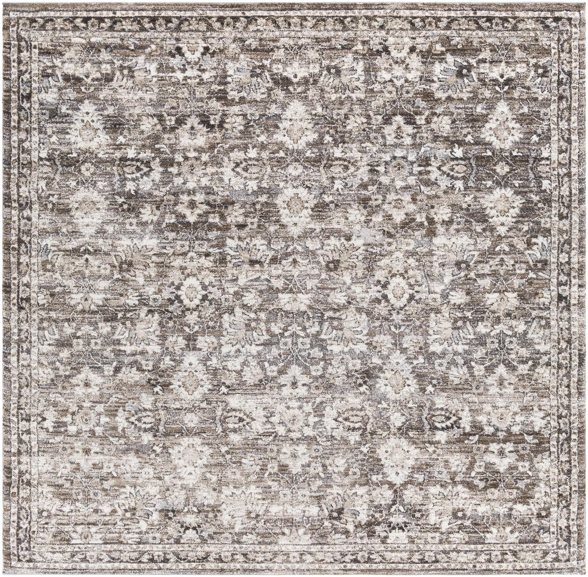 Talihina Brown Luxe Damask Rug by Boutique Rugs