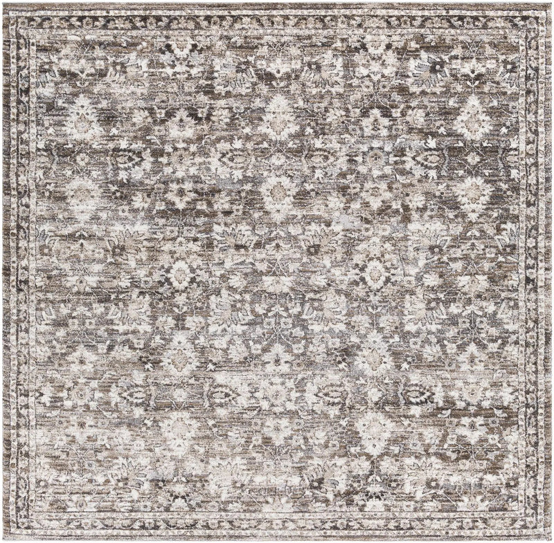 Talihina Brown Luxe Damask Rug by Boutique Rugs