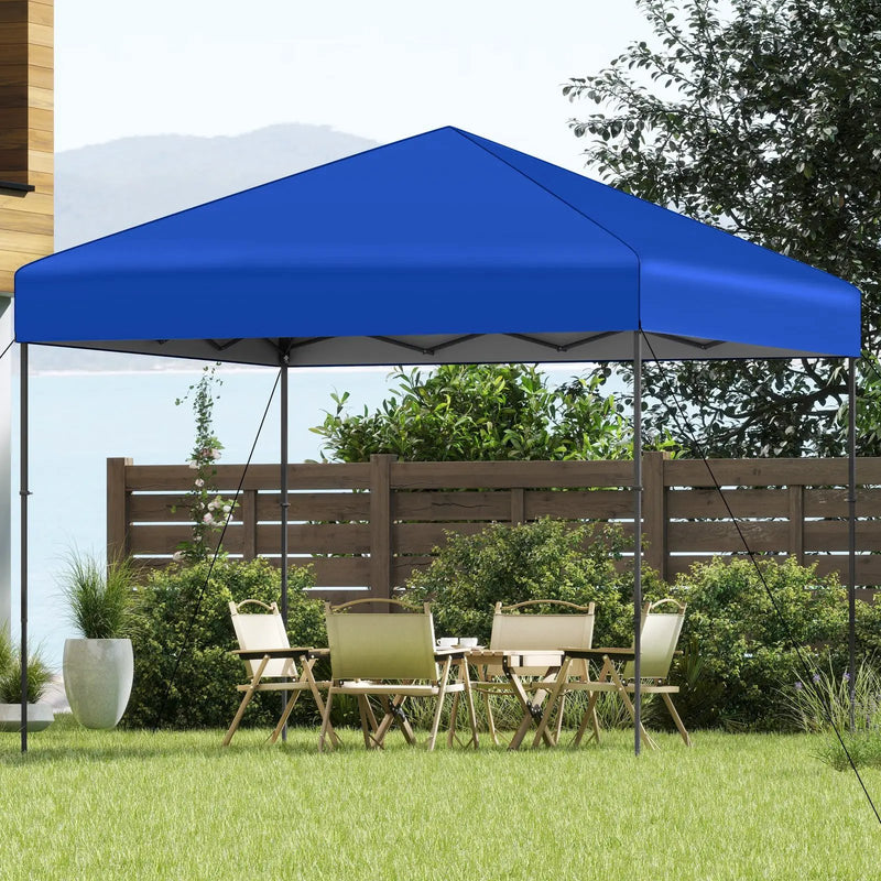 10 X 10 Feet Pop up Canopy Tent with Portable Carrying Bag and 8 Stakes by DirectDeals
