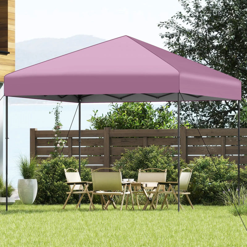 10 X 10 Feet Pop up Canopy Tent with Portable Carrying Bag and 8 Stakes by DirectDeals