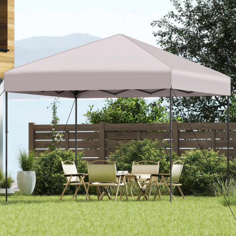 10 X 10 Feet Pop up Canopy Tent with Portable Carrying Bag and 8 Stakes by DirectDeals