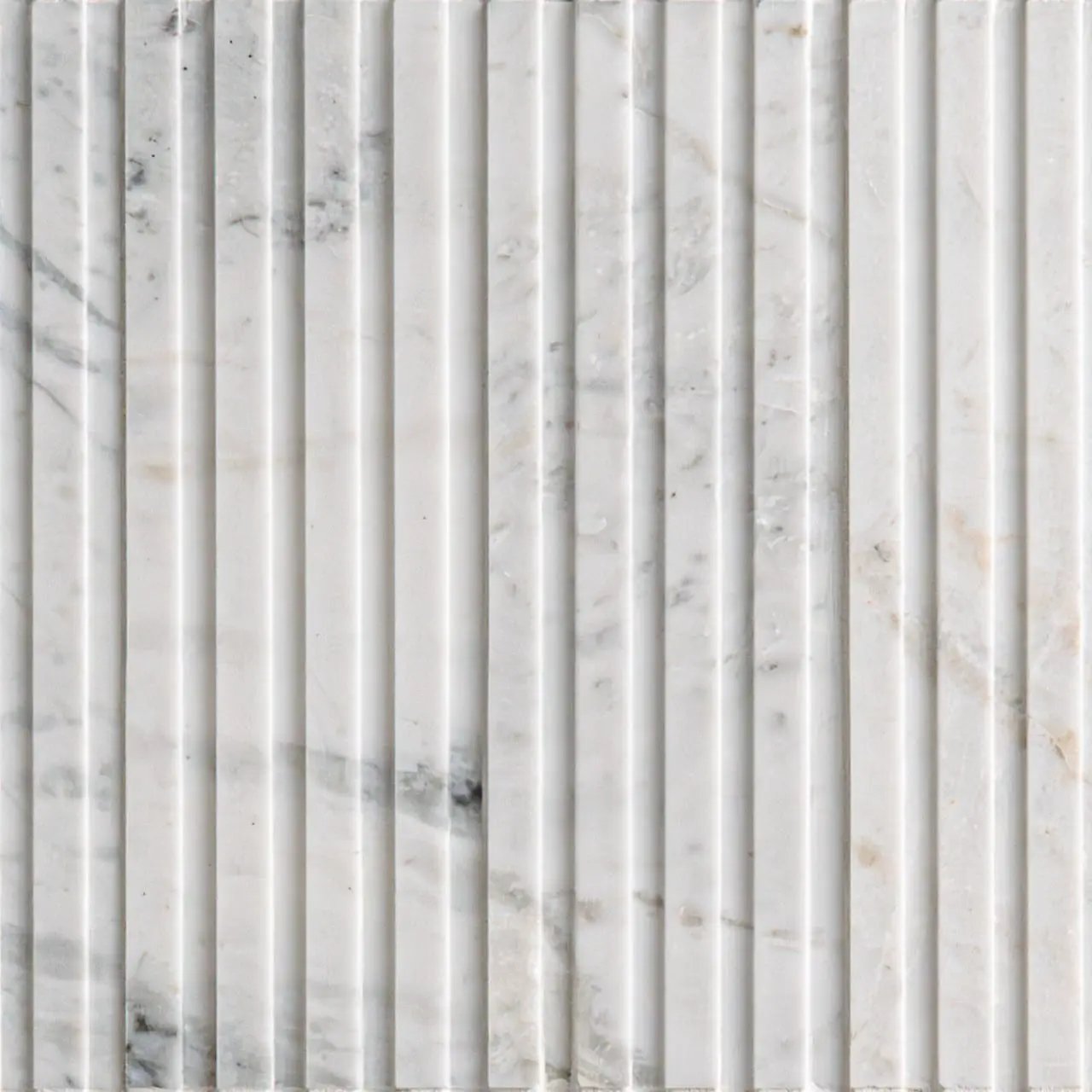 Arabescato Venato Tile 4x12 Slat Honed Marble Mosaics close up