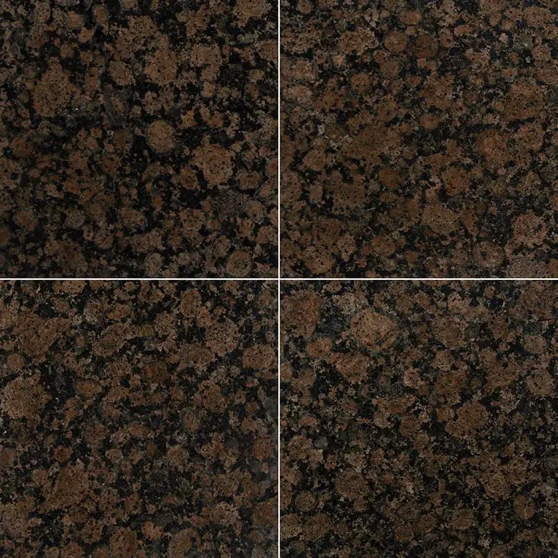 Baltic Brown Polished Granite Tiles 12x12 by MSI Surfaces