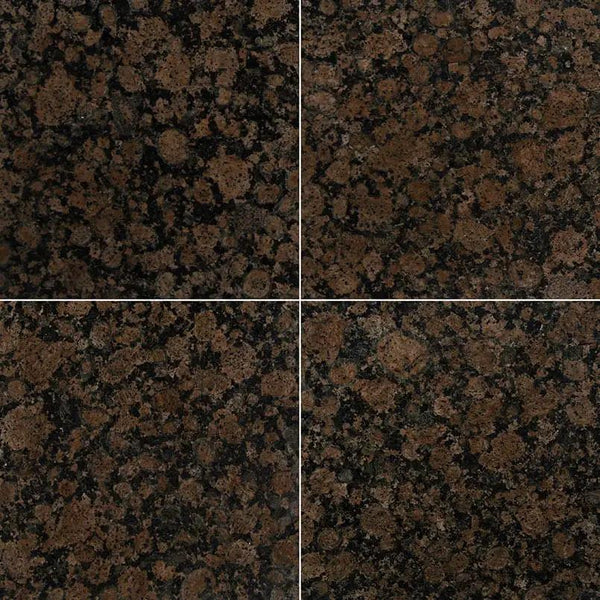 Baltic Brown Polished Granite Tiles 12x12, photo 2 of 5