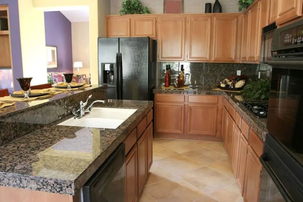Baltic Brown Polished Granite Tiles 12x12 by MSI Surfaces