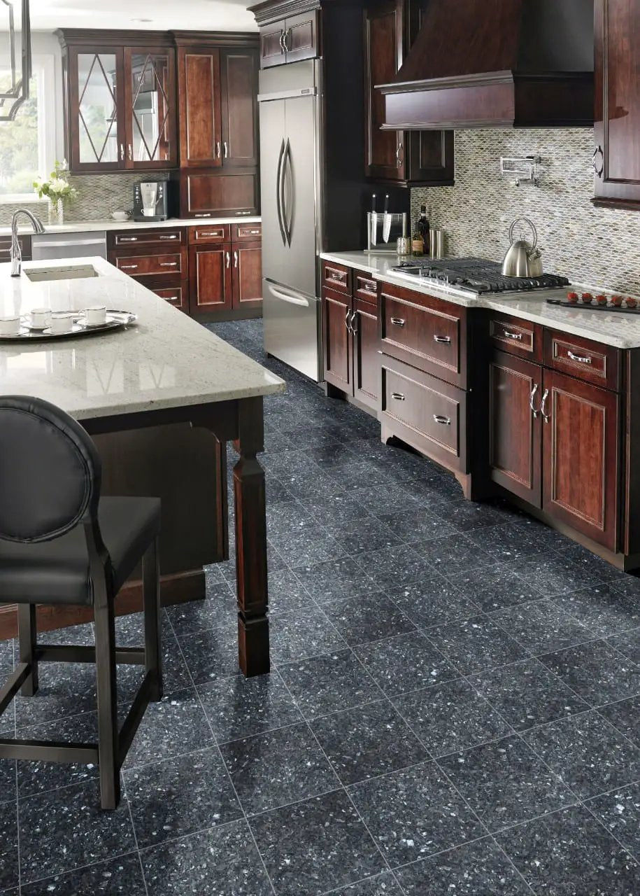 Blue Pearl Polished Granite Tiles 12x12 by MSI Surfaces