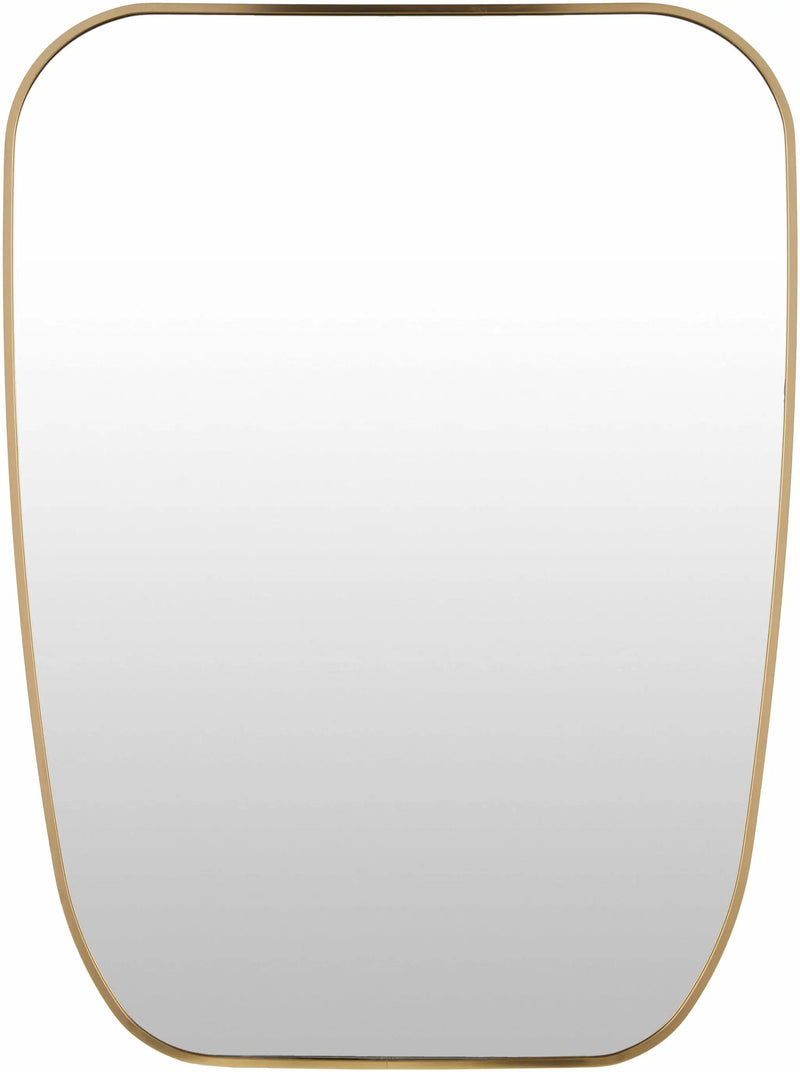 Texcaltic Gold Carved Mirror by Boutique Rugs