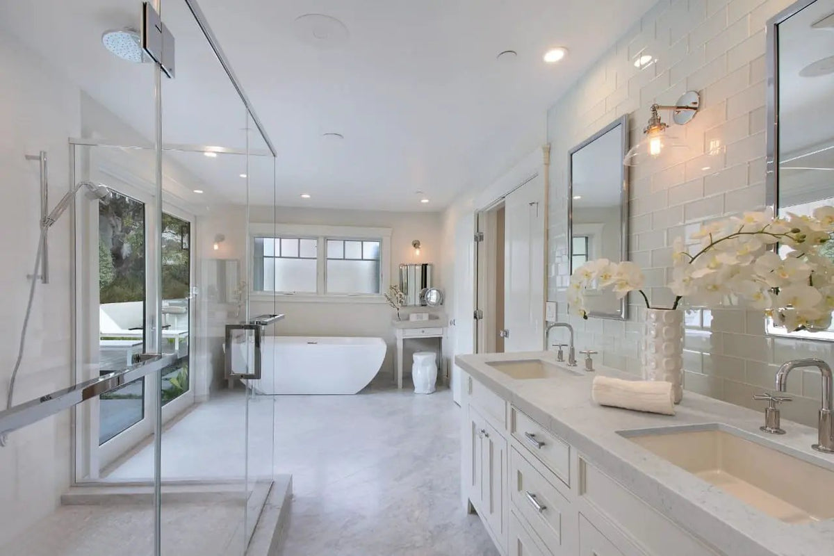 Carrara White Polished Marble Mosaics 3x6 by MSI Surfaces