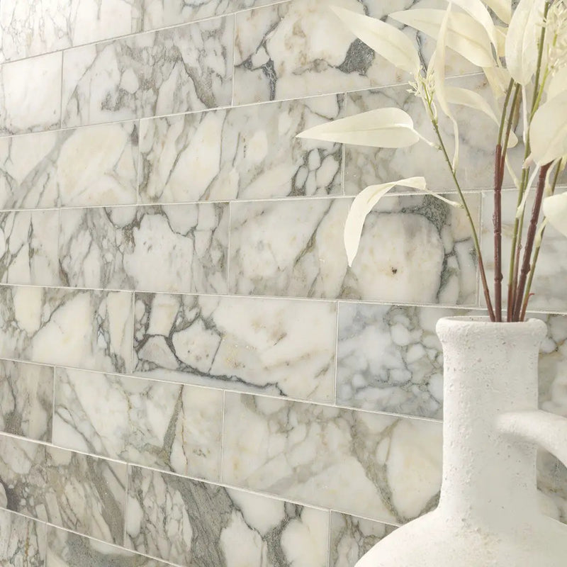 Coronado 4x12 Honed Marble Mosaics, photo 3 of 5