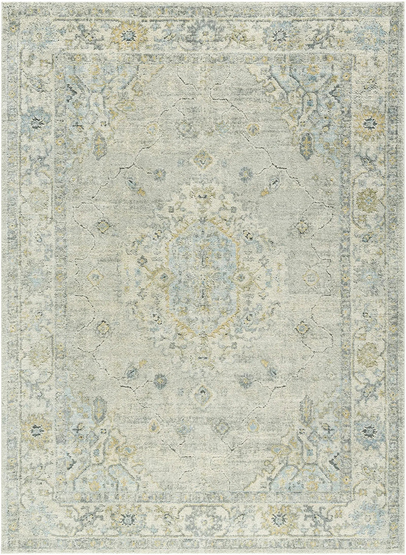 Tyche Light Gray Thick Luxe Area Rug by Boutique Rugs