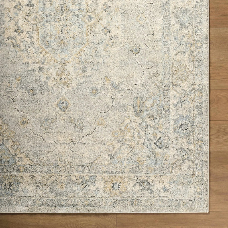 Tyche Light Gray Thick Luxe Area Rug by Boutique Rugs