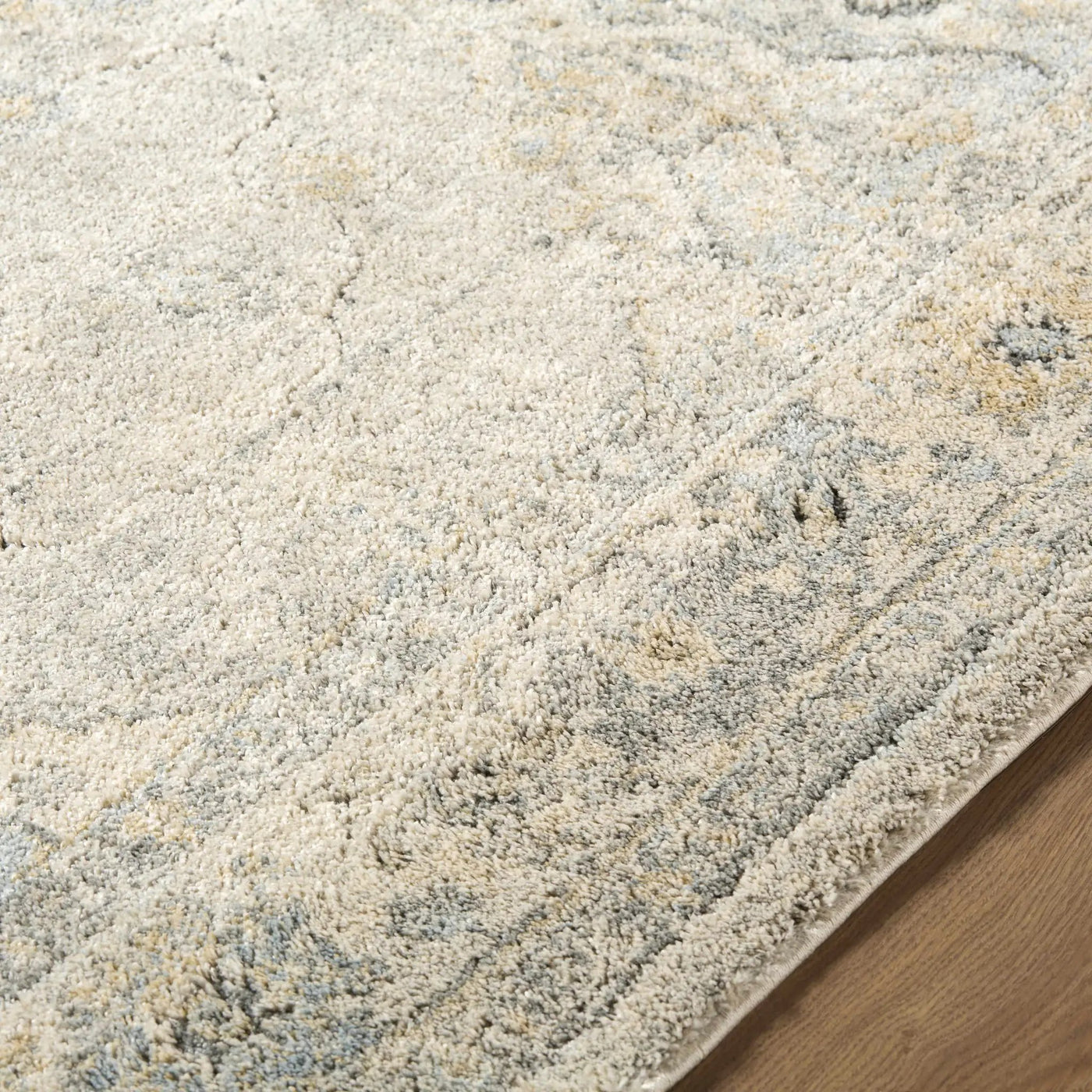 Tyche Light Gray Thick Luxe Area Rug by Boutique Rugs