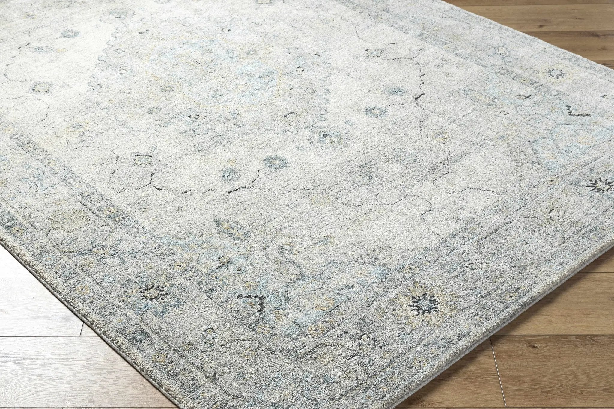 Tyche Beige Thick Luxe Area Rug by Boutique Rugs