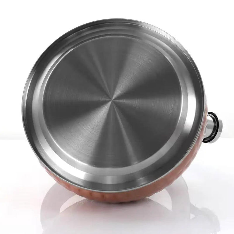 3-Liter Stainless Steel Whistling Teapot Kettle in Copper by HomePacific