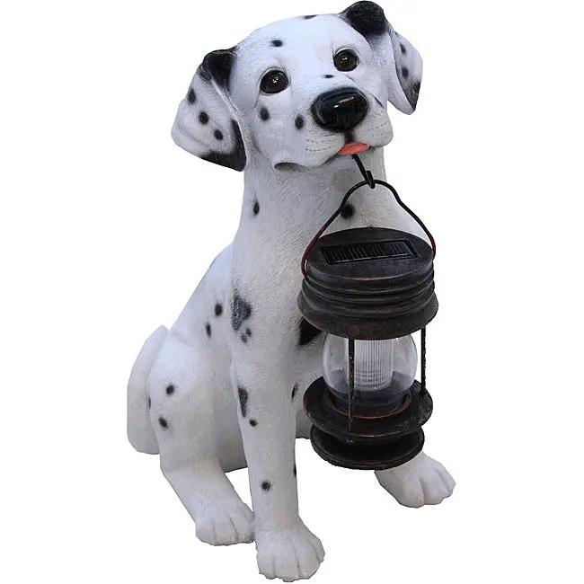 Dalmatian Dog Solar Light Lantern with Super Bright LED by HomePacific