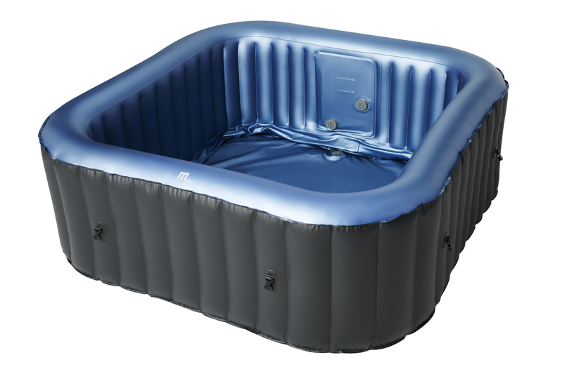 MSPA | TEKAPO | Comfort Series | Inflatable Hot Tub & Spa | Metallic Blue | Upto 6 Person, installed in a room