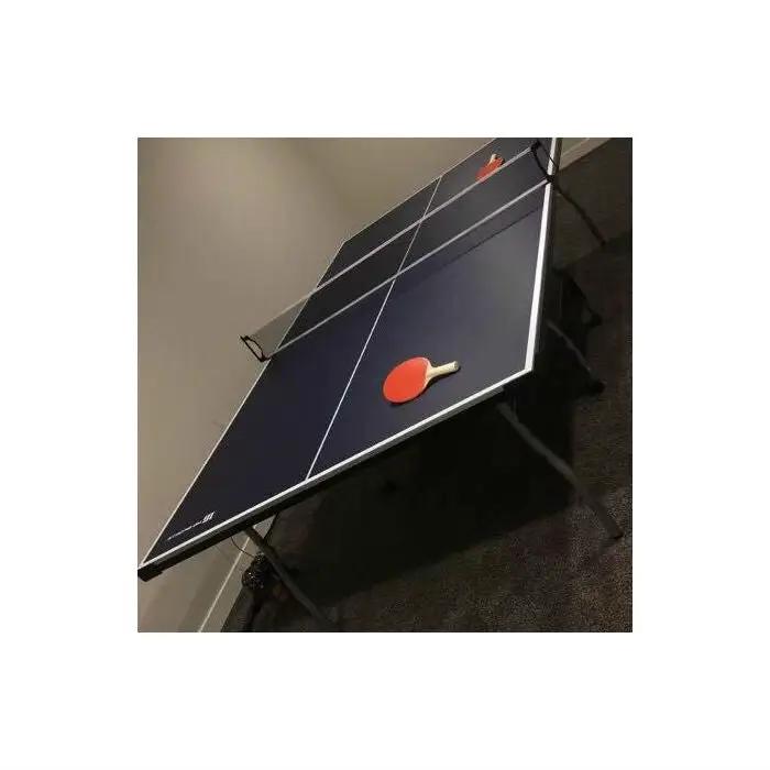 Official Tournament Grade Blue Foldable Indoor Table Tennis Table with Paddles and Balls by HomePacific