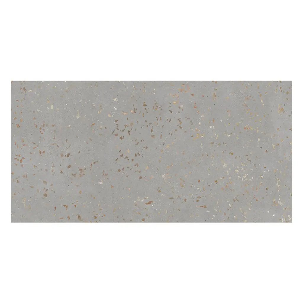 Warm Gray with Gold Flecks 24x48 Matte Square Porcelain Large Format Tile (2 pack, 15.49 sq ft/case) by Apollo Tile