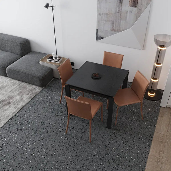 Charcoal Gray 24x24 Matte Square Porcelain Large Format Tile (4 pack, 15.93 sq ft/case)