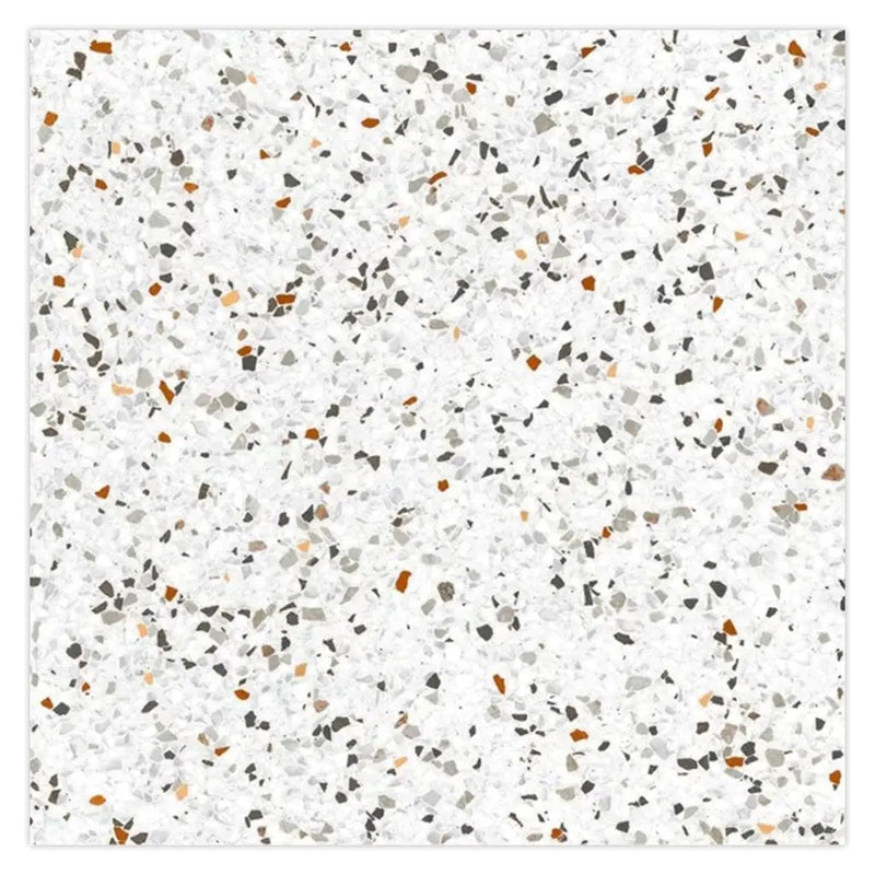 Bright White with Multi flecks 24x24 Matte Square Porcelain Large Format Tile (4 pack, 15.93 sq ft/case) by Apollo Tile