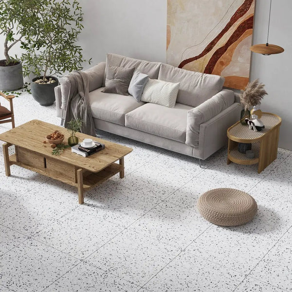 Bright White 24x24 Matte Square Porcelain Large Format Tile (4 pack, 15.93 sq ft/case)