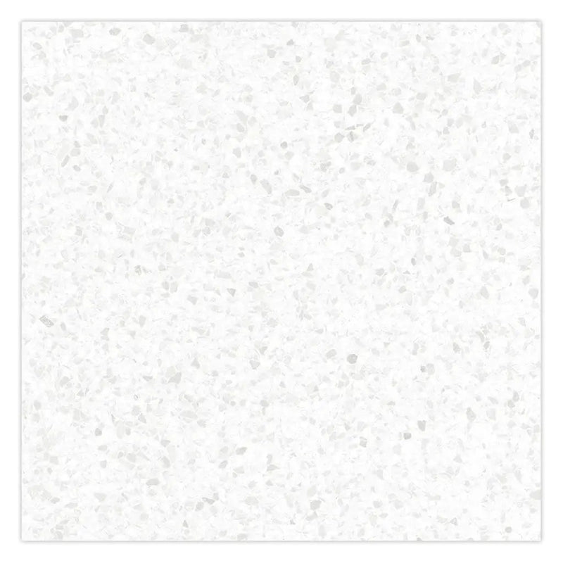 Bright White with Gray Flecks 24x24 Matte Square Porcelain Large Format Tile (4 pack, 15.93 sq ft/case) by Apollo Tile