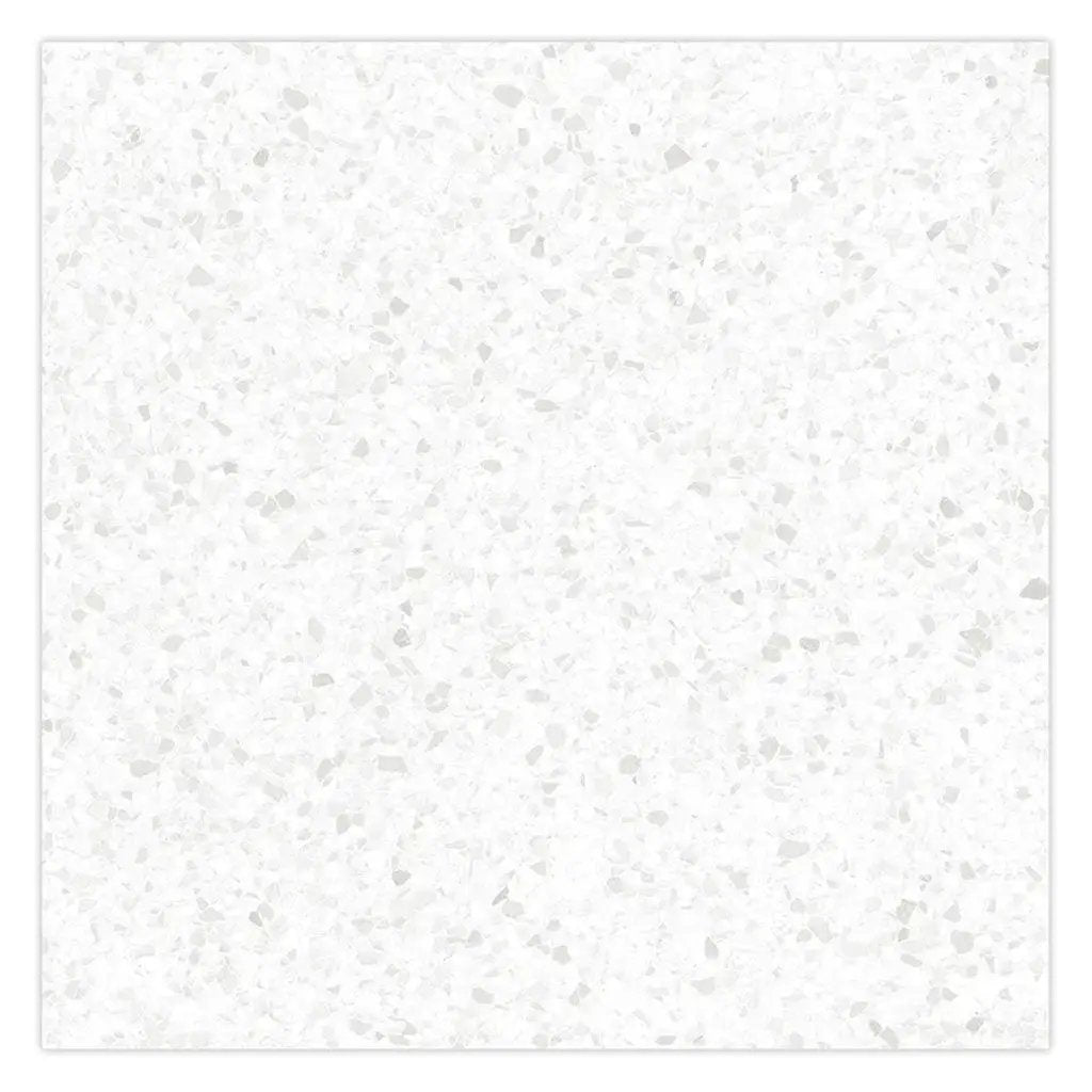 Bright White with Gray Flecks 24x24 Matte Square Porcelain Large Format Tile (4 pack, 15.93 sq ft/case) by Apollo Tile