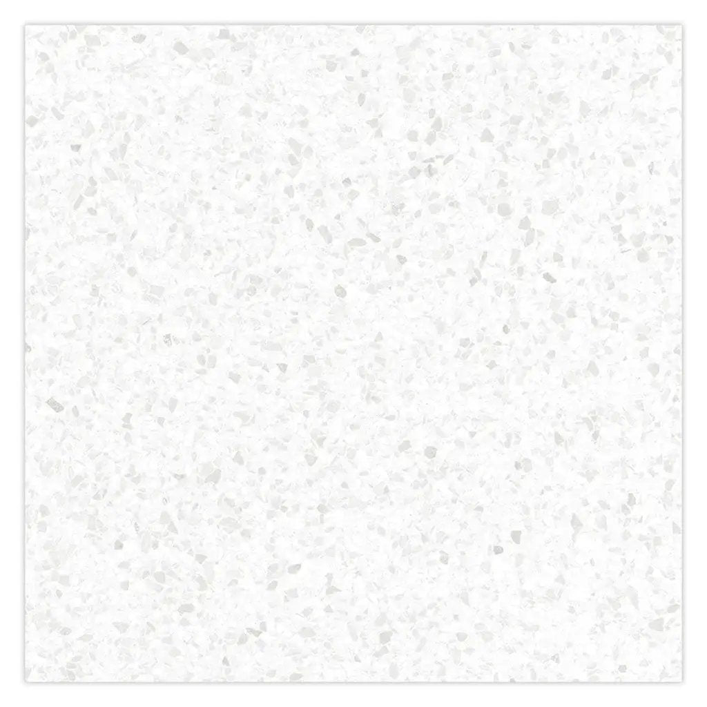 Bright White with Gray Flecks 24x24 Matte Square Porcelain Large Format Tile (4 pack, 15.93 sq ft/case) by Apollo Tile
