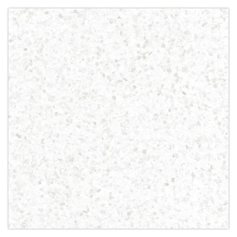 Bright White with Gray Flecks 24x24 Matte Square Porcelain Large Format Tile (4 pack, 15.93 sq ft/case) by Apollo Tile