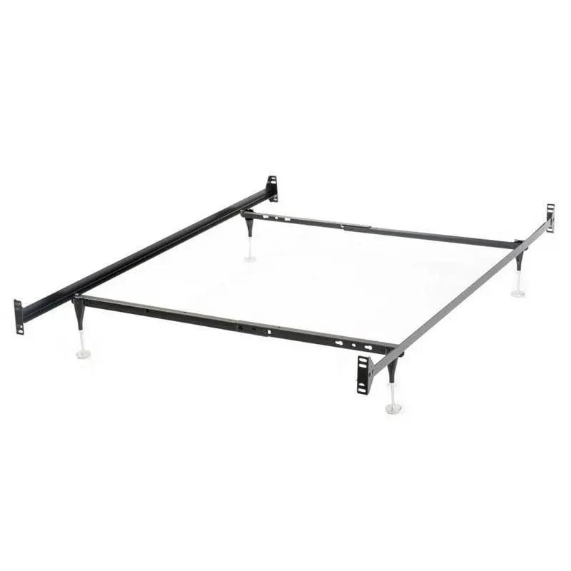 Adjustable Twin/Full Metal Bed Frame with Headboard and Footboard Brackets by HomePacific
