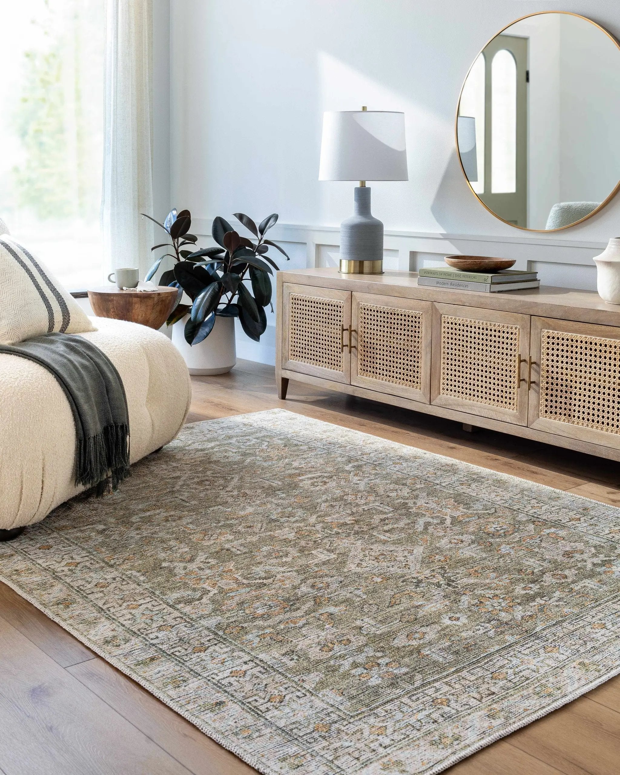 Darling Machine Woven Becki Owens x LIVABLISS BODA-2301 Washable Area Rug by Boutique Rugs