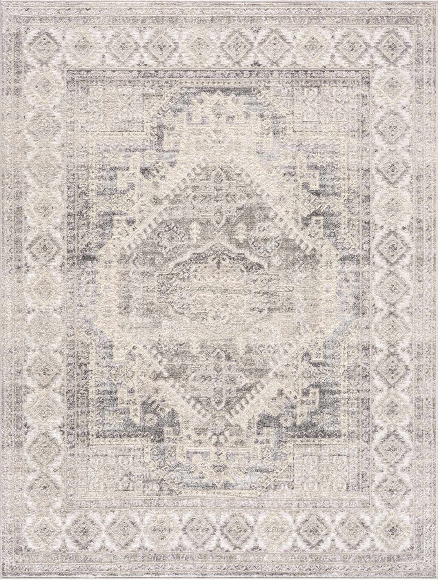Brend Taupe Medallion Area Rug - Clearance by Boutique Rugs