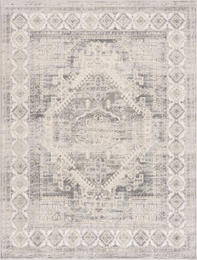 Brend Taupe Medallion Area Rug - Clearance by Boutique Rugs