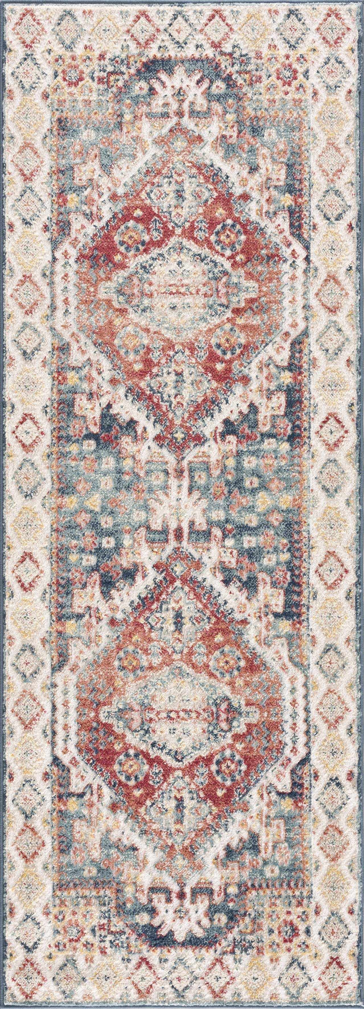 Brend Rust Medallion Area Rug by Hauteloom