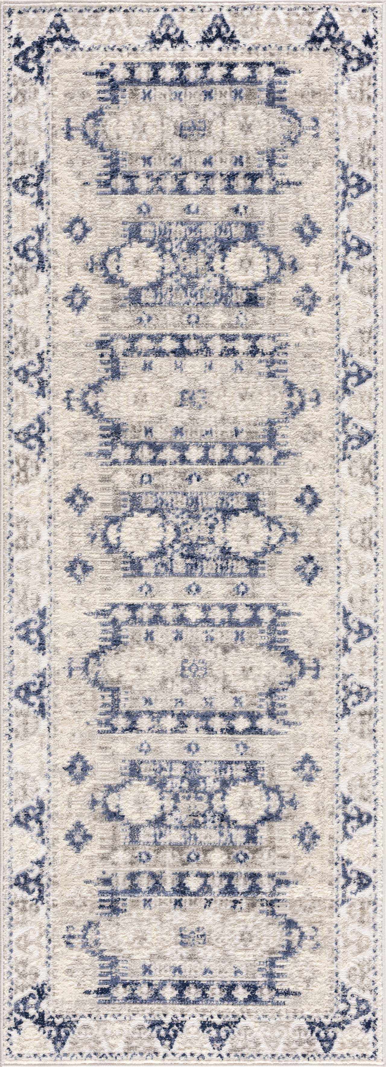 Bindi Navy Area Rug by Hauteloom
