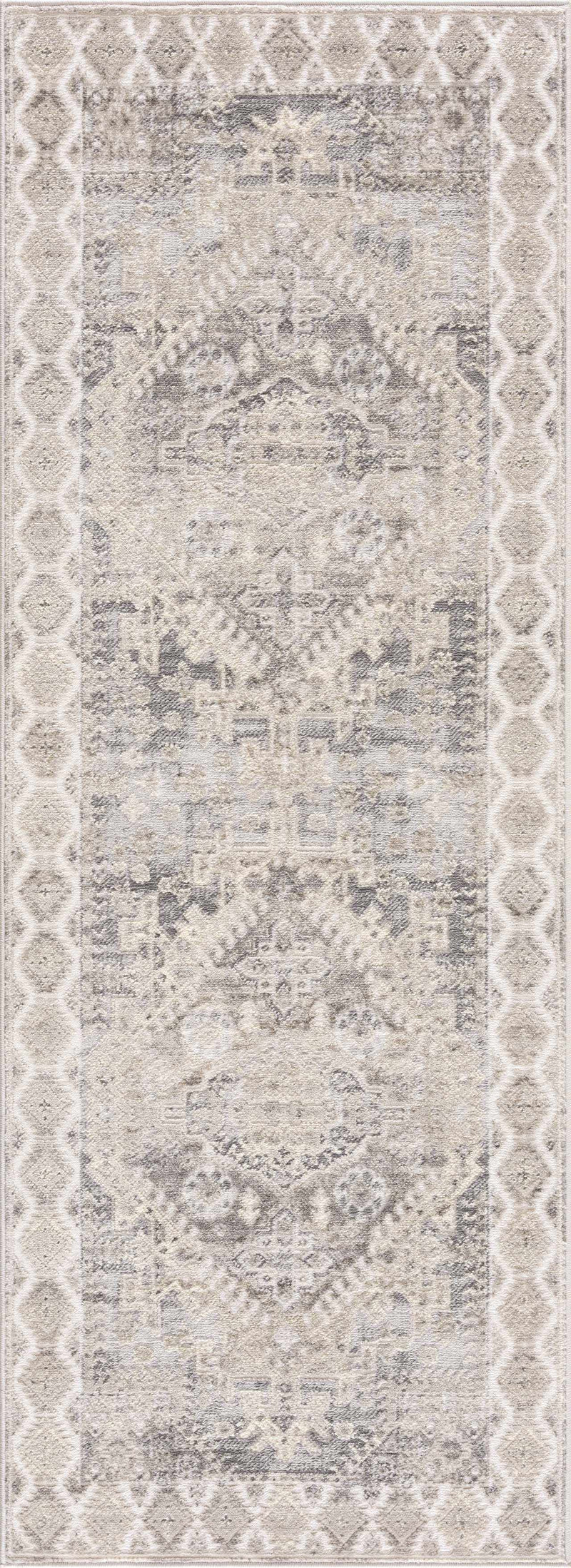 Brend Taupe Medallion Area Rug - Clearance by Boutique Rugs