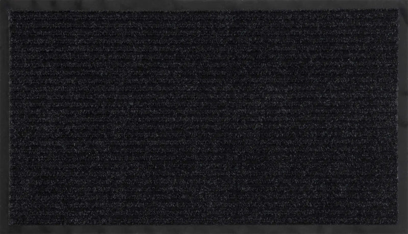 Basic Outdoor Mat, Black by Hauteloom