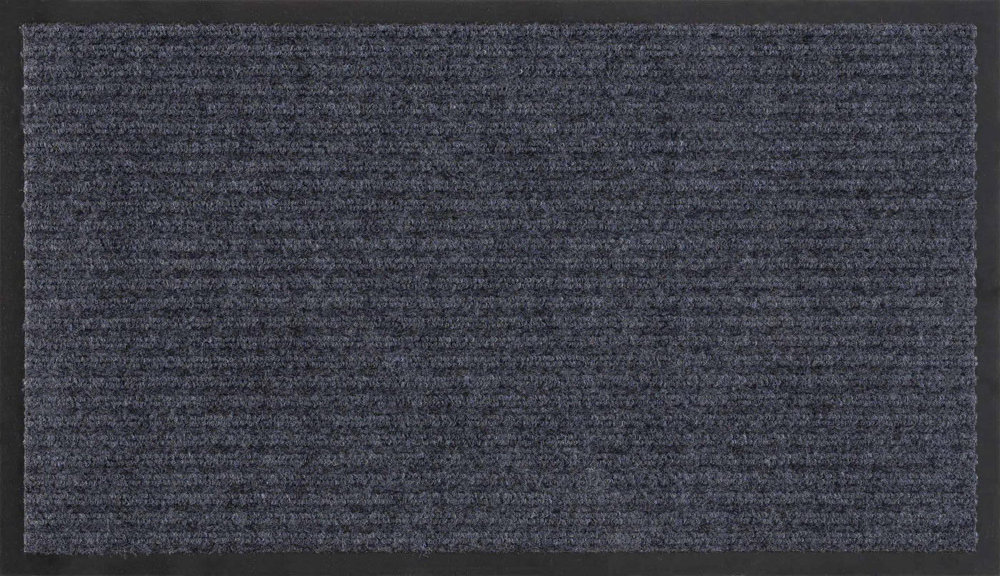 Basic Outdoor Mat, Gray by Boutique Rugs
