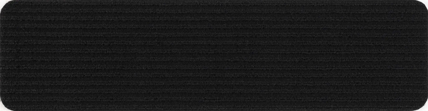 Basic Stair Tread Rugs, Black by Boutique Rugs