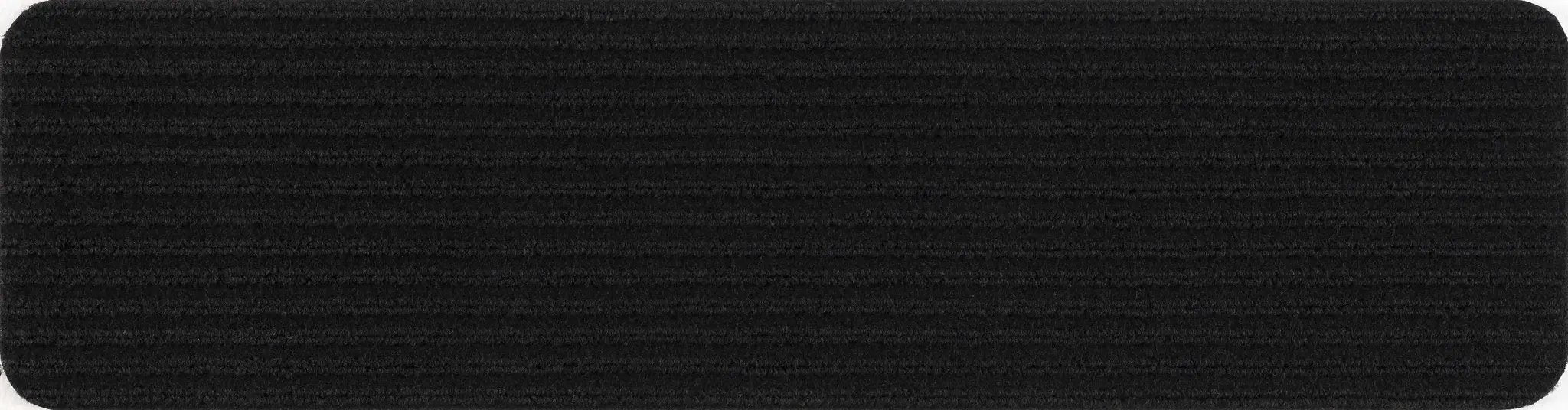 Basic Stair Tread Rugs, Black by Hauteloom