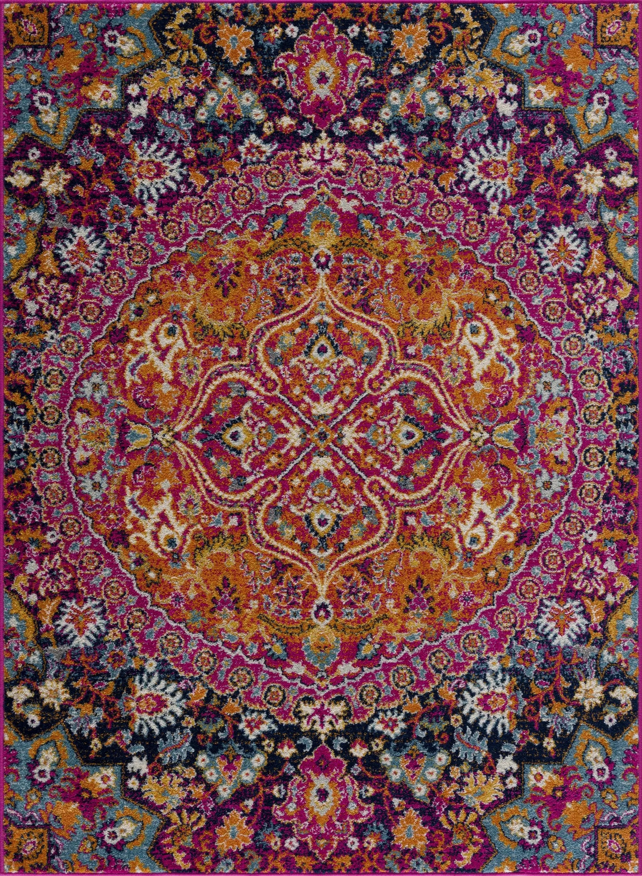 Burnt Orange Ojus Area Rug by Boutique Rugs