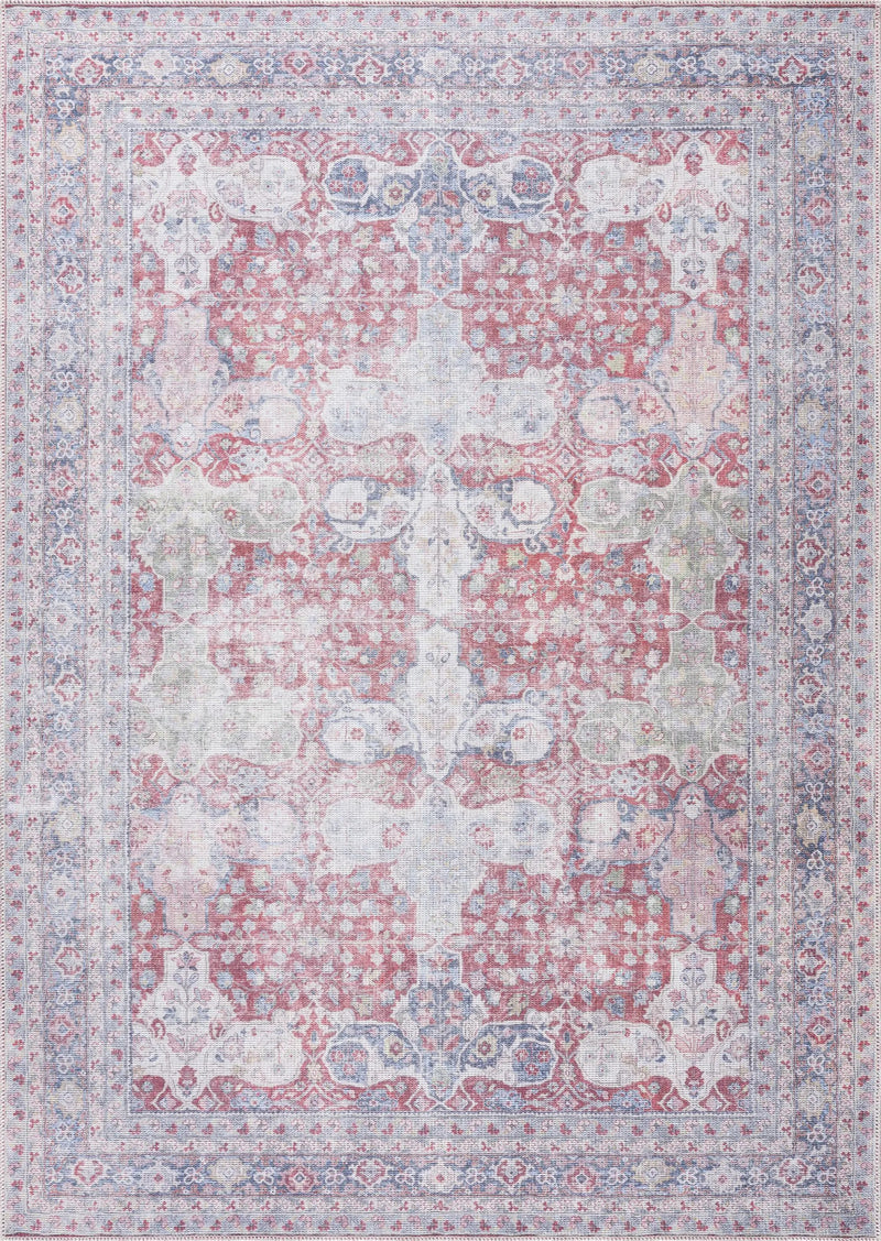 Rust Goma Vintage Area Rug - Clearance by Boutique Rugs