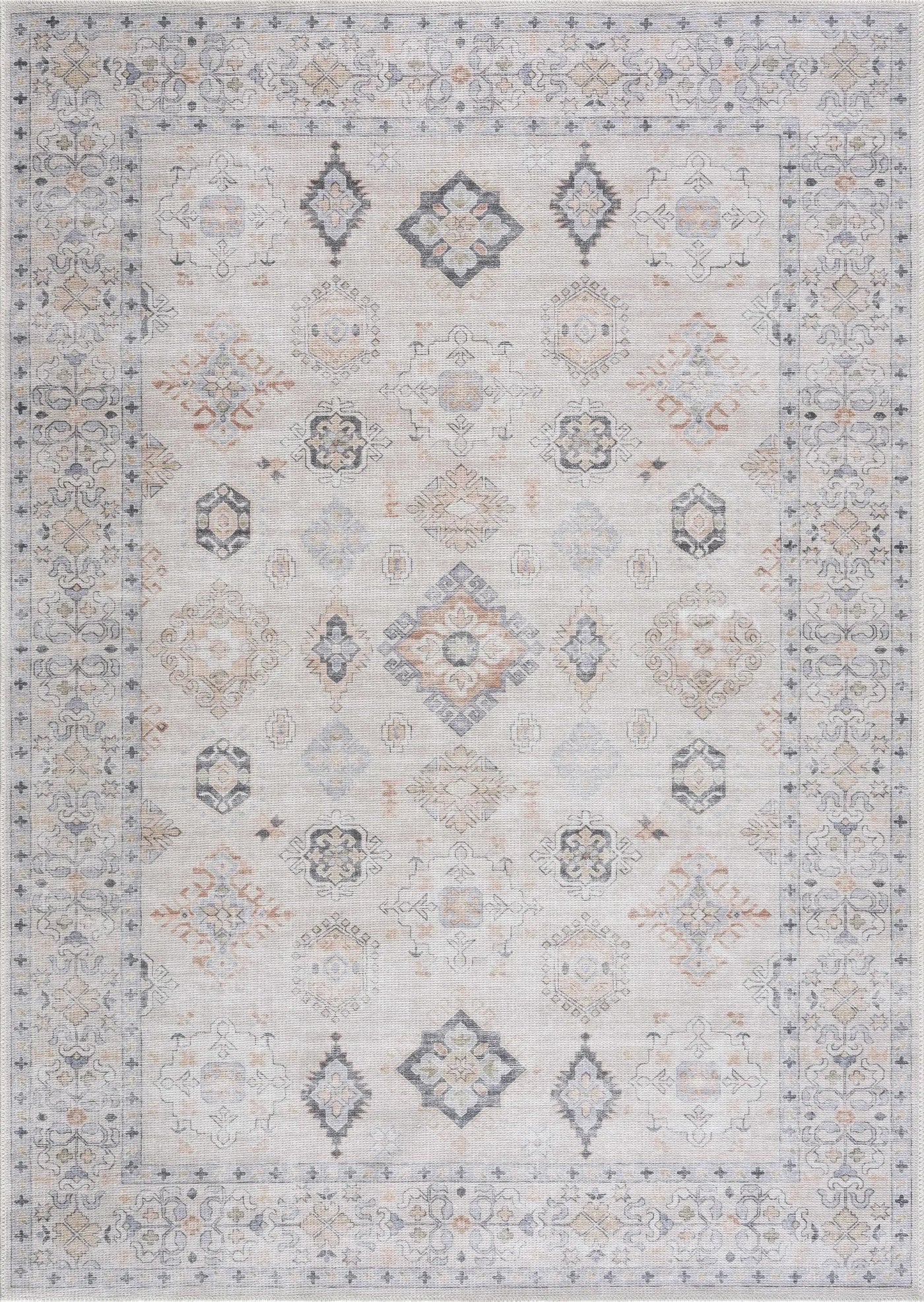 Beige Beckett Washable Rug - Clearance by Boutique Rugs