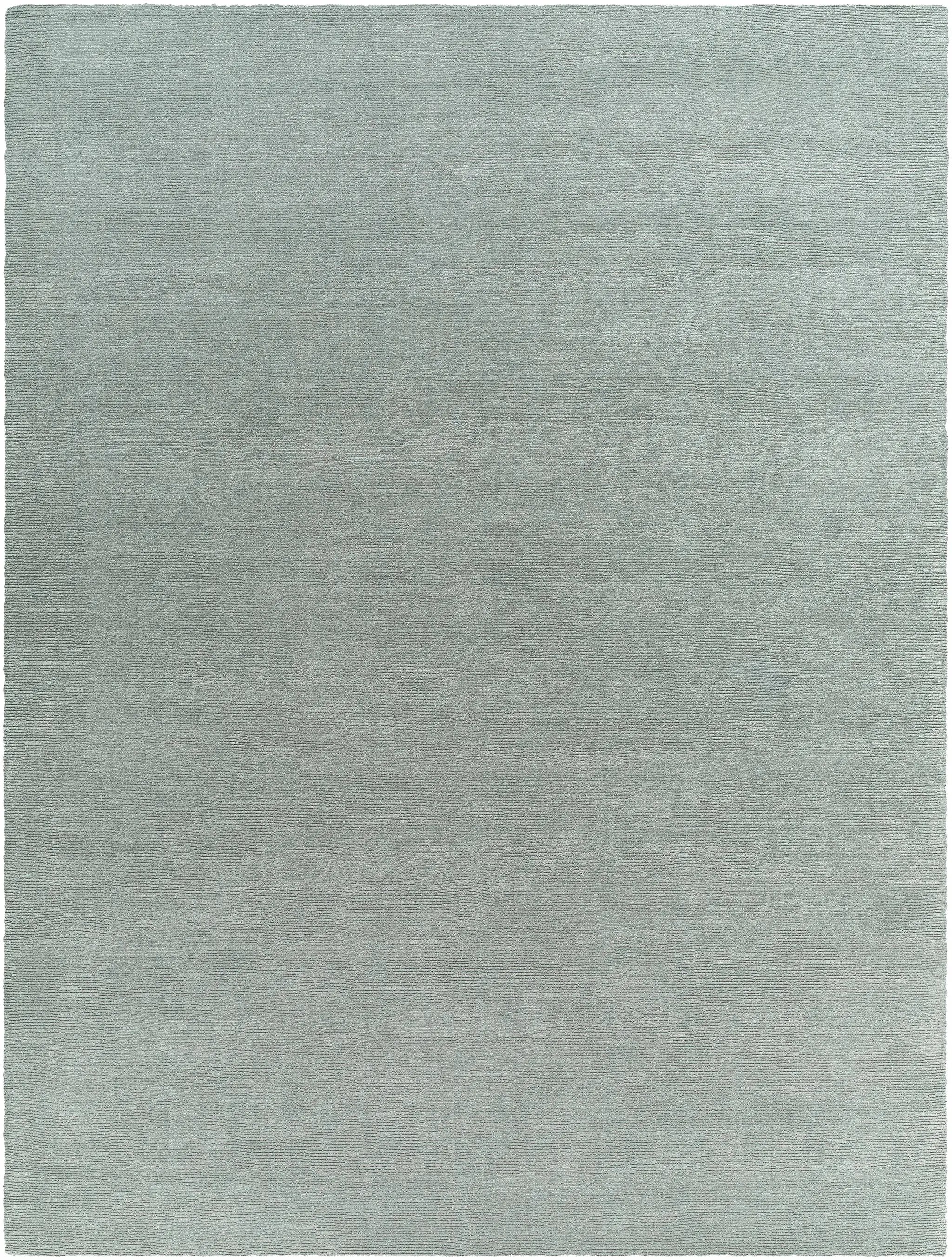 Brockton Solid Dusty Sage Wool Rug by Boutique Rugs