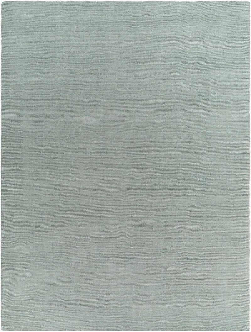 Brockton Solid Dusty Sage Wool Rug by Boutique Rugs